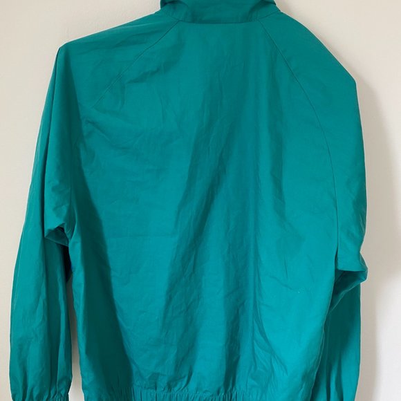 Light Turquoise and Blue Vintage Windbreaker - Picture 5 of 5